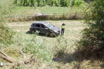 Kastamonu’da otomobil şarampole uçtu: 4 yaralı
