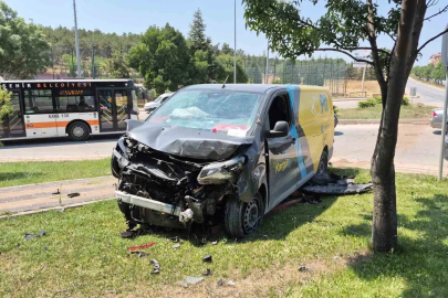 Eskişehir’de korkutan kaza: 2 yaralı

