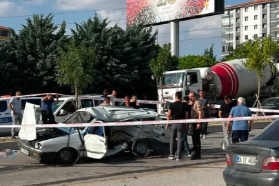 Ankara’da trafik kazası: 1 ölü, 2 yaralı
