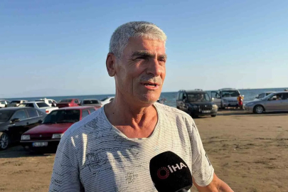 Burnaz Plajı’nda yaz yoğunluğu drone ile görüntülendi
