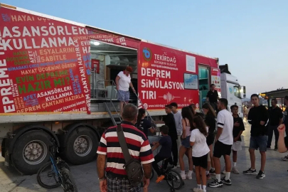 Mürefte depreminin yıldönümünde deprem eğitimi
