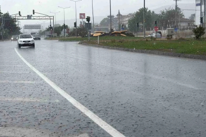 Bolu’da serinleten yağış
