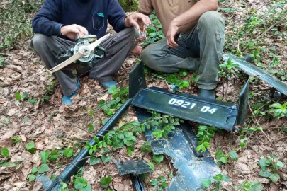 Sinop’ta ormanlık alanda İHA parçaları bulundu
