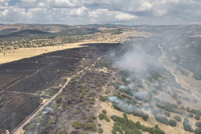 Ankara’da arazi yangını
