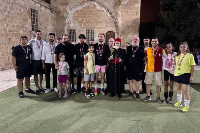 Mardin Kırklar Kilisesi’nde voleybol heyecanı: Şampiyon Mor Behnam