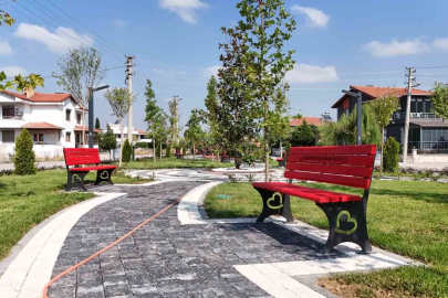 Sındırgı’da yeni yeşil alanlar yapıldı

