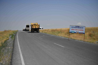 Kayseri büyükşehirden kırsal yollara 70 milyon TL’lik yatırım
