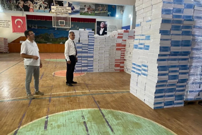 Söke’de ücretsiz ders kitaplarının dağıtım hazırlıkları sürüyor

