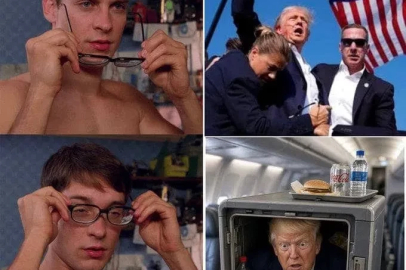 İran Trump’ın ikram aracıyla gizlice uçak değiştirmesini tiye aldı
