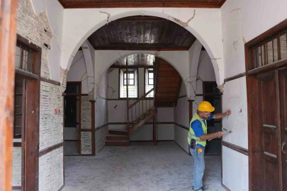 Tarihi Kocabaş Konağı restore ediliyor
