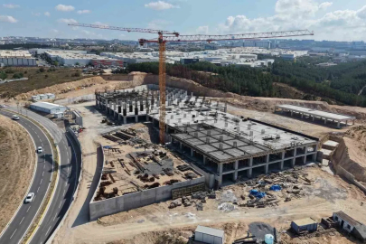 Çayırova’da 200 yataklı devlet hastanesinin inşaatı sürüyor

