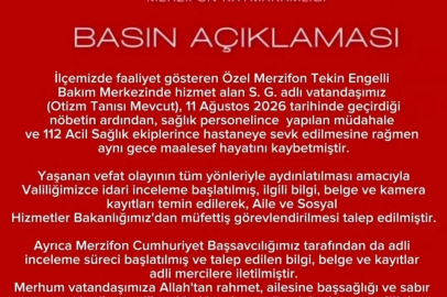 Amasya’da özel bakımevinde rahatsızlanan otizmli vatandaşın ölümüne inceleme

