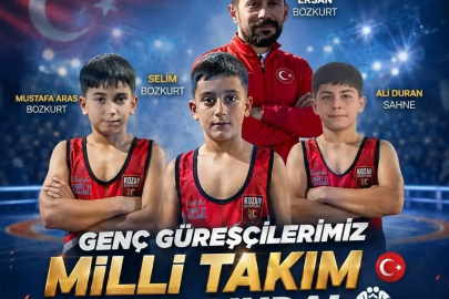 Kozan Belediyespor’un 3 güreşçisi U11 Serbest Güreş Milli Takım kampına davet edildi

