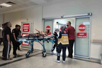 Merdivenlerden yuvarlanarak yaralandı
