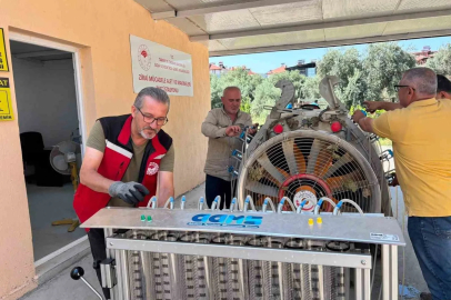 Sarıgöl’de ilaçlama makineleri için test istasyonu kuruldu
