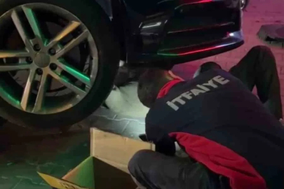 Yunanistan’dan Bolu’ya otomobilin motorunda gelen minik misafir
