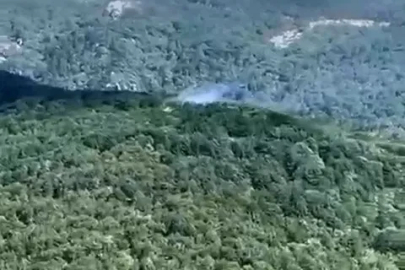 Kazdağları’nda yıldırım kaynaklı orman yangınına havadan ve karadan müdahale ediliyor
