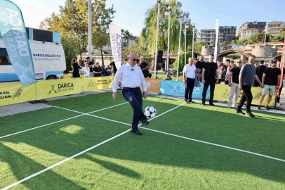 Darıca’da ayak tenisi heyecanı
