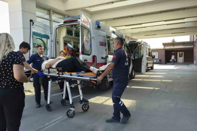 Otomobil bariyerlere çarptı: 1 yaralı
