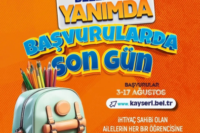 Kırtasiye desteği başvurularında son gün
