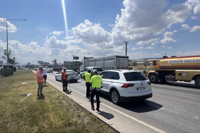 Çorum’da cip otomobile çarptı: 5 yaralı
