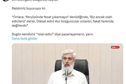 Cumhurbaşkanı Başdanışmanı Saral’dan Kuytul’a tepki: "Senin de suyun yeterince ısındı Kuytul"
