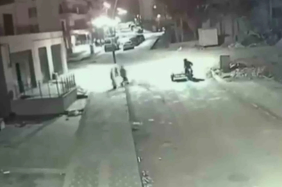 Motosikletli hırsızlar önce kameraya sonra polise yakalandı
