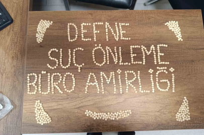 Defne’de 840 adet uyuşturucu hap ele geçirildi
