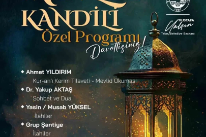 Talas’ta Mevlid Kandili özel programı
