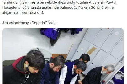 ’Kuytulcular’ üyelerinden namazda ‘selfie’
