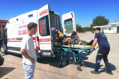 Akaryakıt istasyonu önündeki kaza kamerada
