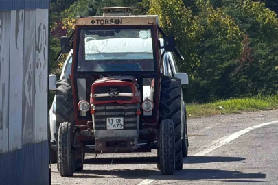 Yüzde 50 zihinsel engelli genç, Bozüyük’ten çaldığı traktörle 55 kilometre yol katetti
