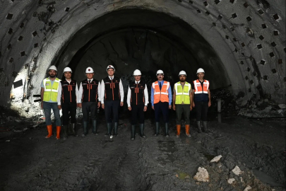 Çirişli Tüneli’nde kazı ve destek çalışmalarında yüzde 60, nihai beton çalışmalarında ise yüzde 49 seviyesine ulaşıldı
