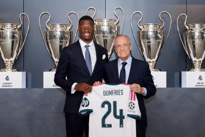 Dumfries, Real Madrid’e imzayı attı
