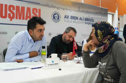 Başkan Bingöl, Tuzla Belediyesi’nde vatandaşlarla buluştu
