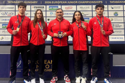 Erzincanlı milli sporcular Avrupa üçüncüsü olan Türkiye’nin gururuna ortak oldu
