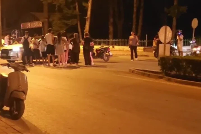 Otomobil ile çarpışan motosikletli yaralandı

