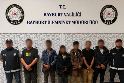 Bayburt’ta 6 düzensiz göçmen yakalandı
