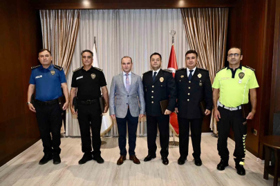 Denizli İl Emniyet Müdürlüğünde terfi heyecanı yaşandı
