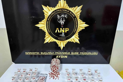 Aydın’da uyuşturucu operasyonu: 2 bin 456 sentetik ecza ele geçirildi
