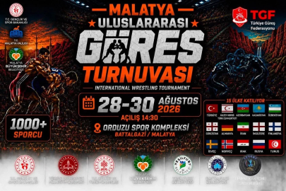 15 ülkeden bin 19 güreşçi Malatya’da mindere çıkacak
