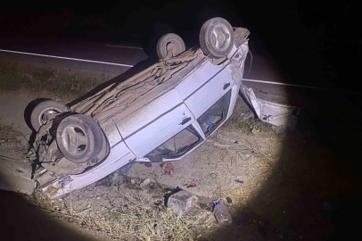 Bilecik’te alkollü sürücü takla attı: 1 yaralı
