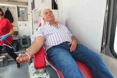 Burhaniye’de aşırı sıcaklar kan bağışını olumsuz etkiledi
