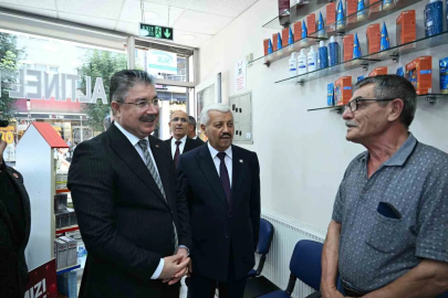 Vali Yılmaz’dan esnaf ziyareti
