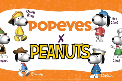 Popeyes, Snoopy’yi altı farklı karakteriyle çocuk menüsüne taşıdı
