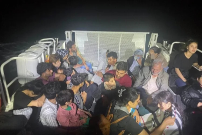 Ayvacık açıklarında 37 kaçak göçmen ve 2 organizatör yakalandı
