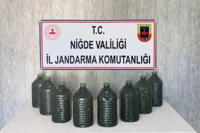 Niğde’de kaçak içki operasyonu: 40 litre etil alkol ele geçirildi
