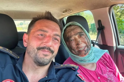Hastalığını unuttu, alevlere koştu...65 yaşındaki Hanife Teyze alevlerin önüne geçti
