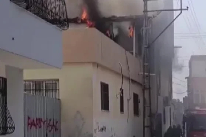Aile sağlığı merkezinin çatısında korkutan yangın
