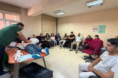 Palu’da hastane personeline CPR eğitimi verildi
